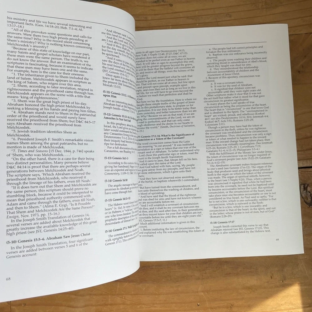 Old Testament Student Manual Genesis-2 Samuel Religion 301 LDS Come Follow Me